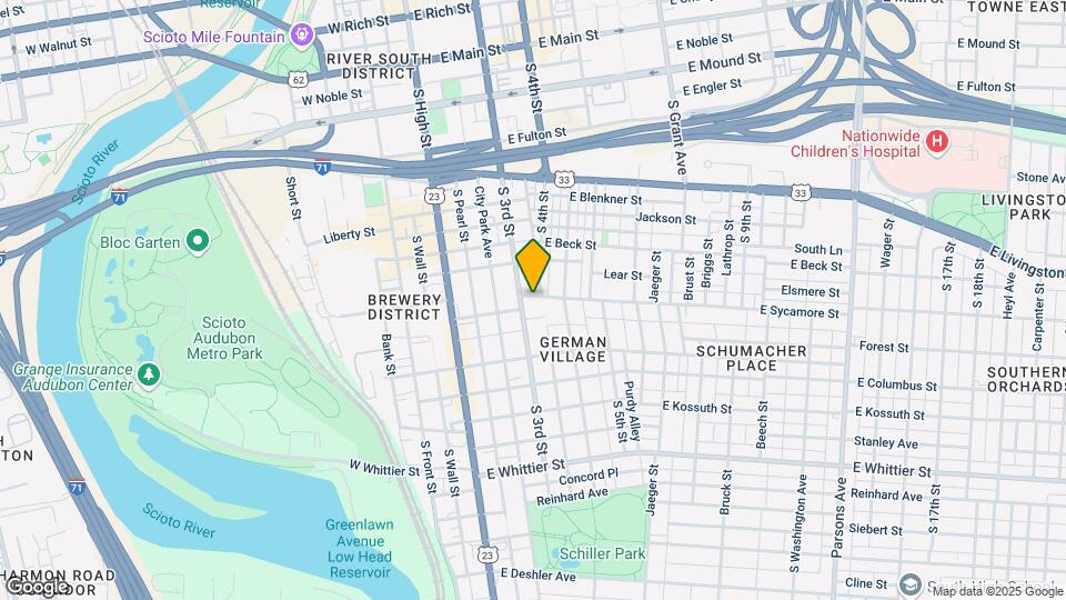 113 E Sycamore St Map and Location Details