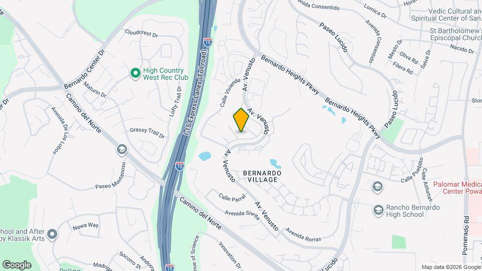 11854 Caminito Ryone Map and Location Details