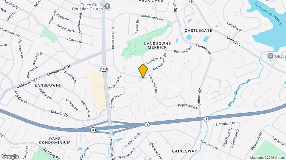 3304 Wood Valley Ct Map and Location Details