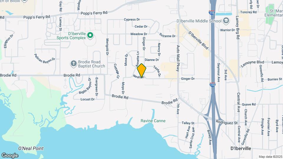 583 Neal Dr Map and Location Details