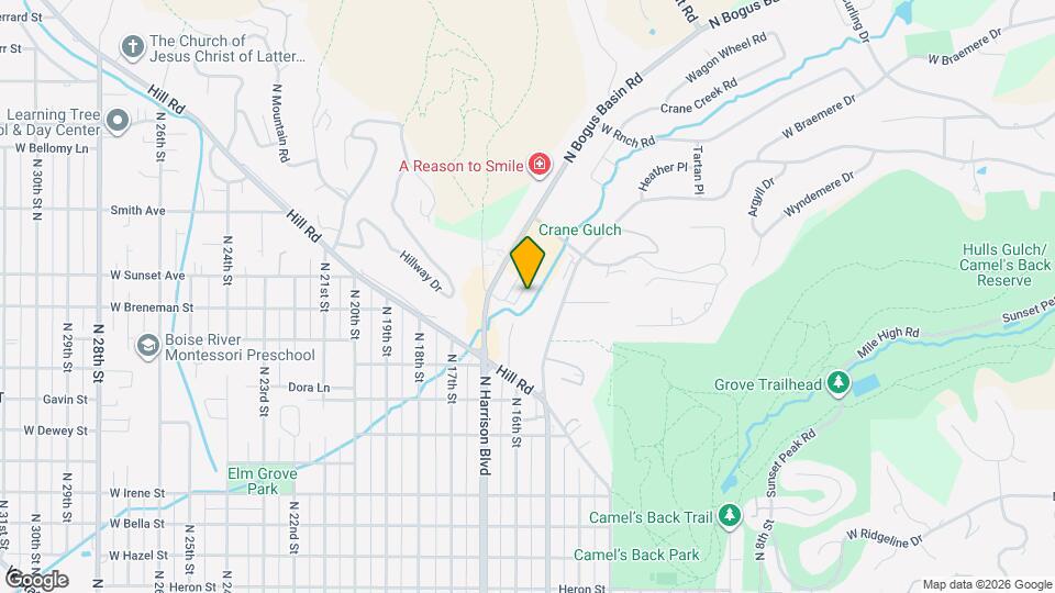 2498 Bogus Basin Rd Map and Location Details