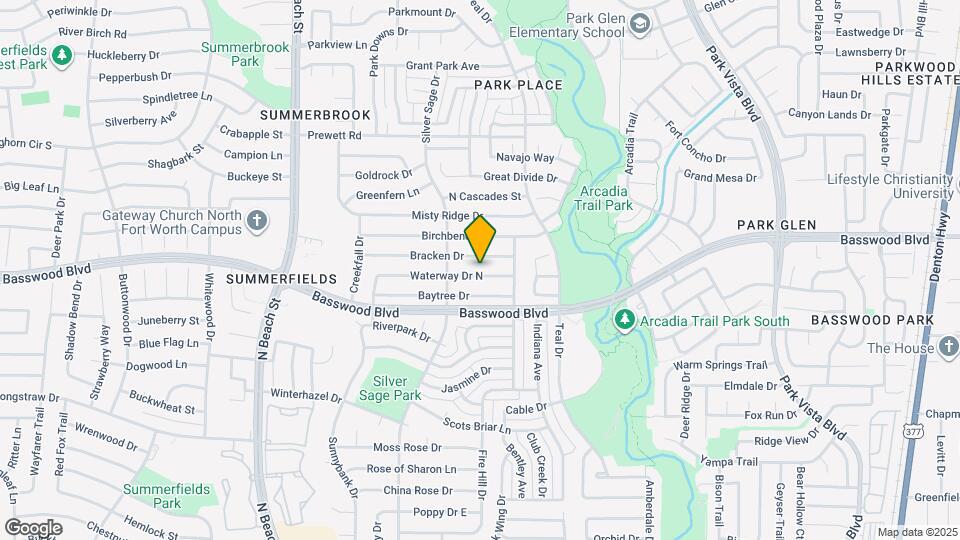 4729 Waterway Dr N Map and Location Details