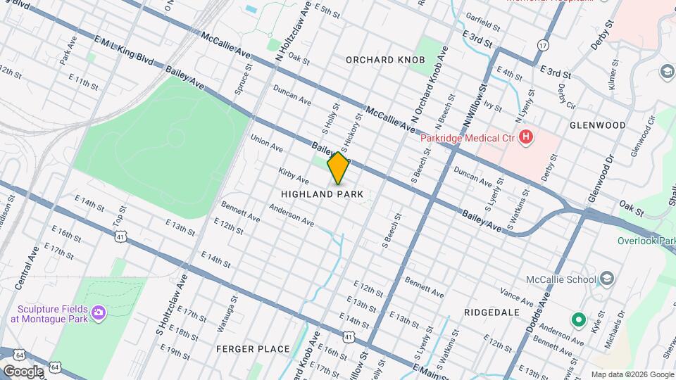 1707 Kirby Ave, Unit Unit B Map and Location Details