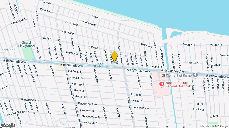 4405 Tabony St Mapa y Detalles de la Ubicación