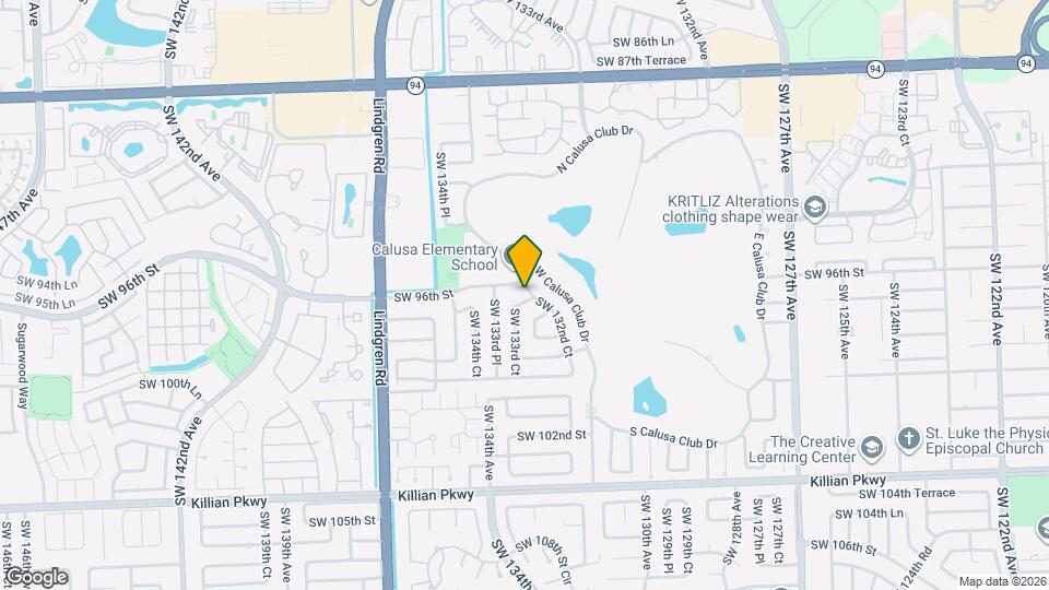 13253 SW 96th Terrace Map and Location Details