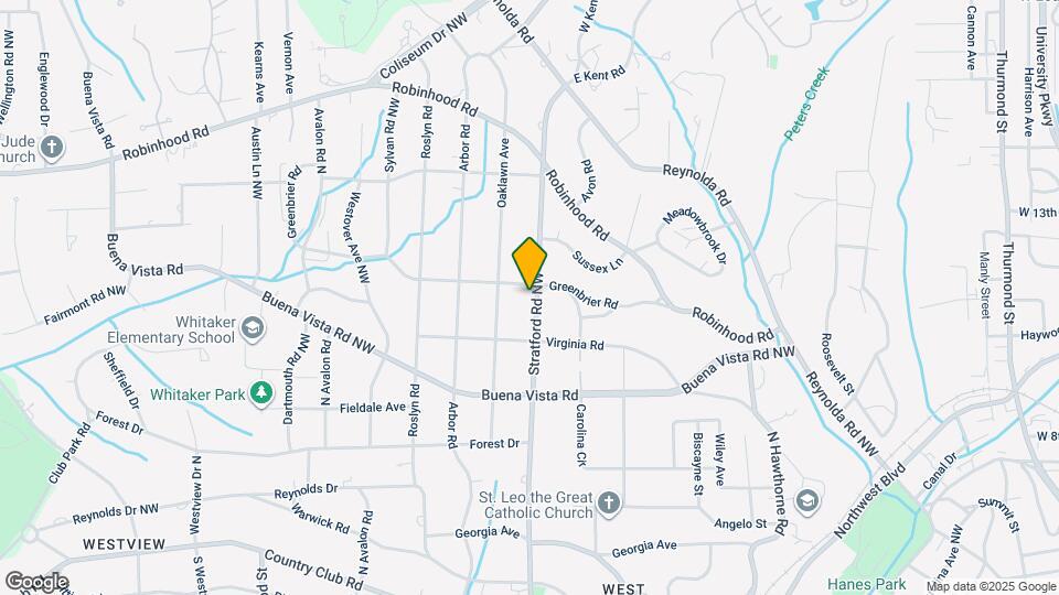 638 Stratford Rd NW Map and Location Details