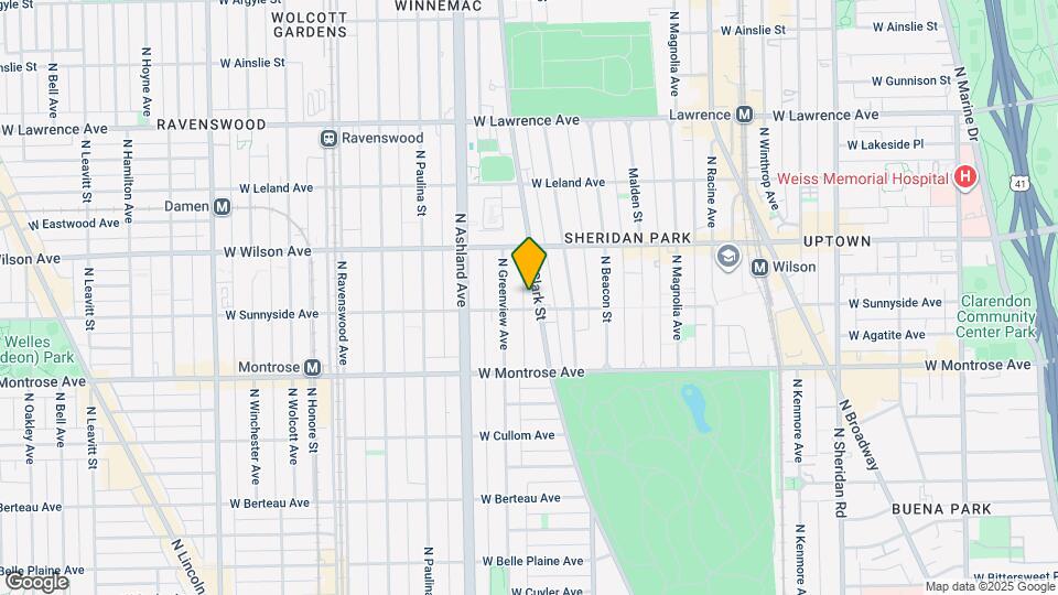 4500 N Clark St Map and Location Details