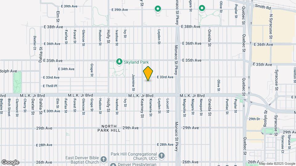 3265-3271 Krameria St Map and Location Details