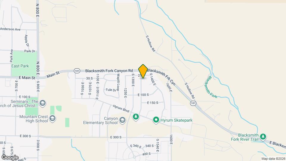 43 1350 E Map and Location Details