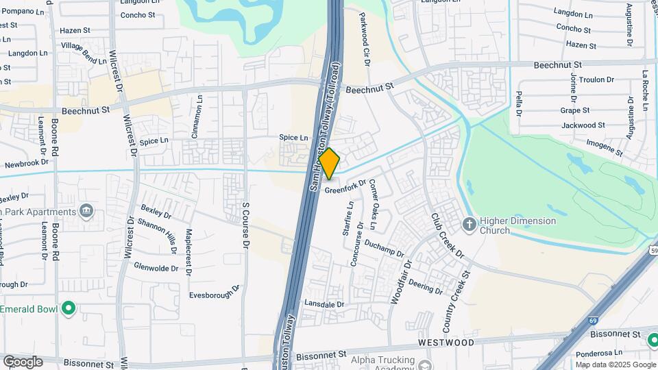 9255 W Sam Houston Pkwy S Mapa y Detalles de la Ubicación