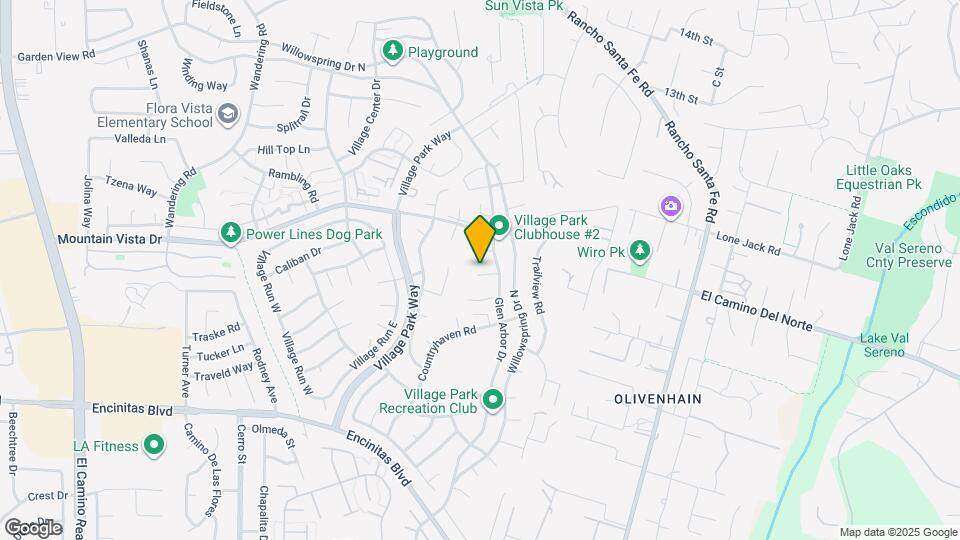 2034 Willowood Ln Map and Location Details