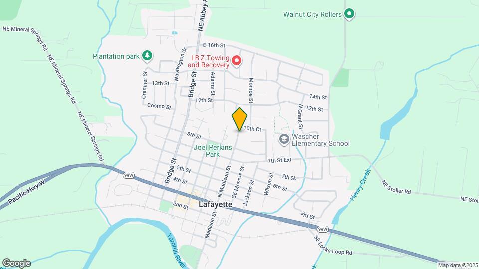 414 N Madison St Map and Location Details