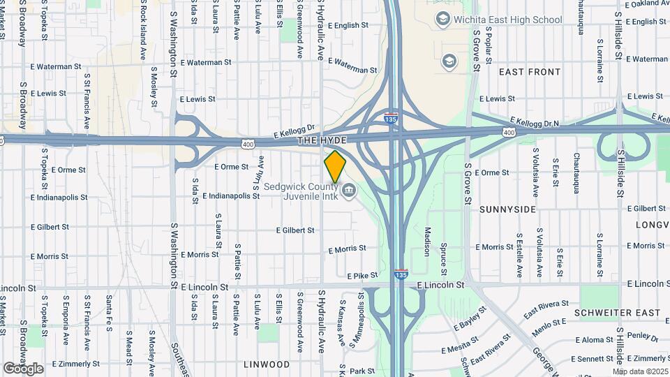 681 S Kansas St Map and Location Details