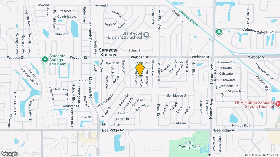 3116 Baldwin Ave Map and Location Details