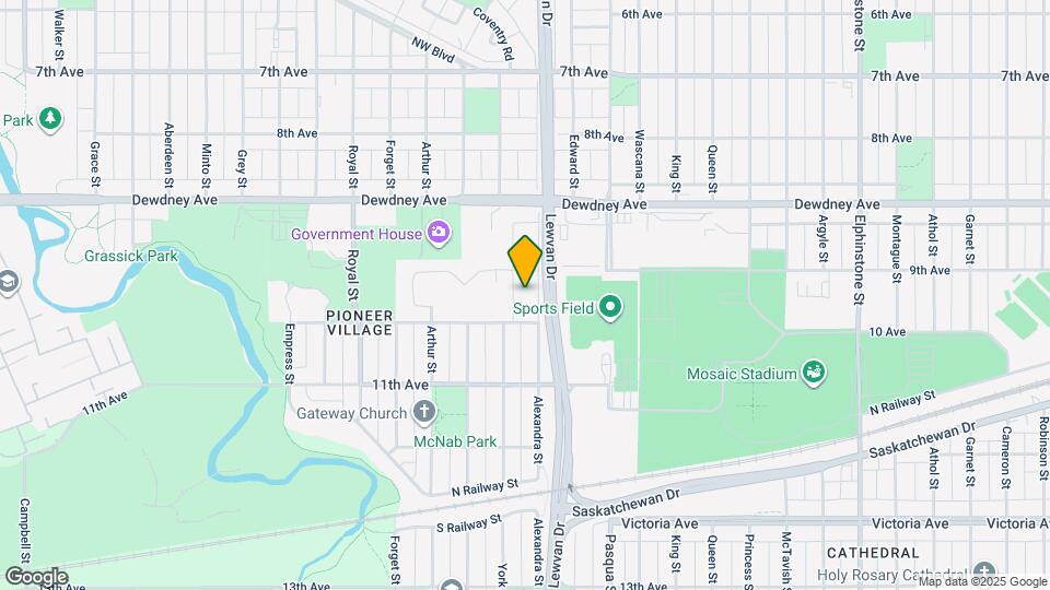 1650 Alexandra St Map and Location Details