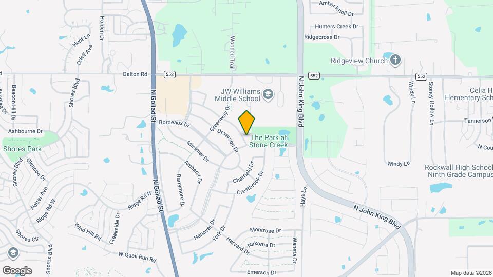 586 Mountcastle Dr Map and Location Details