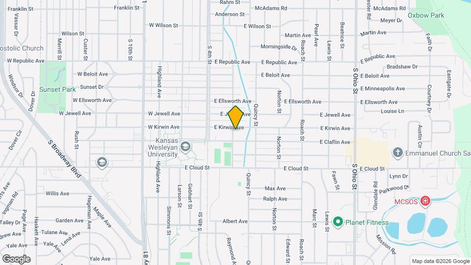 1503 Osborne St Map and Location Details