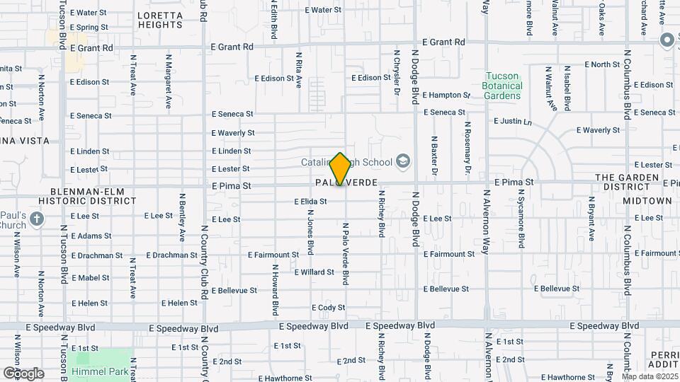 1657 N Palo Verde Blvd Map and Location Details