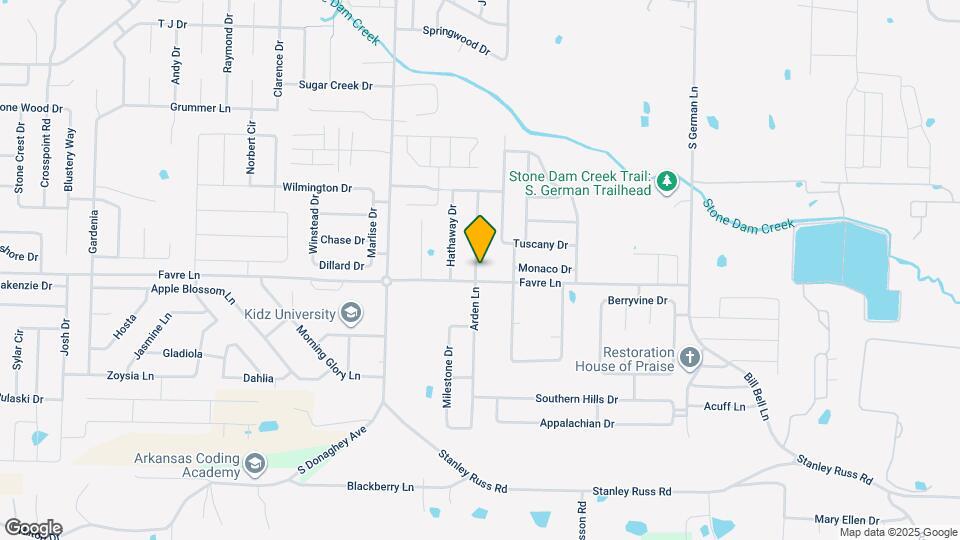 1560 Arden Ln Map and Location Details
