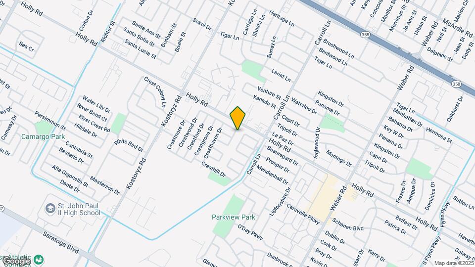 5710 Crest Forest Dr Map and Location Details
