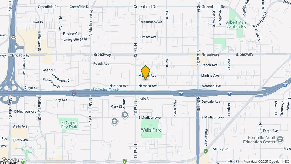 1138 Naranca Ave Map and Location Details
