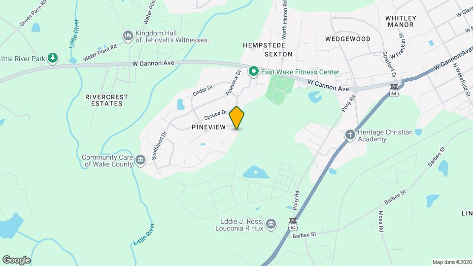 1218 Azalea Dr Mapa y Detalles de la Ubicación