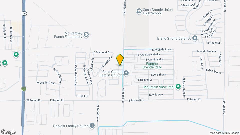 2528 N Coolidge Ave Map and Location Details