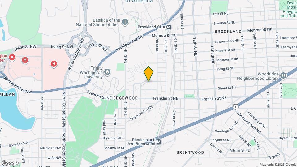 621 Hamlin St NE, Unit 3 Map and Location Details