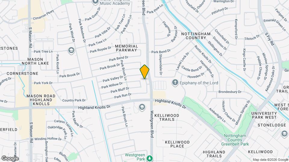 1518 Park Briar Dr Map and Location Details