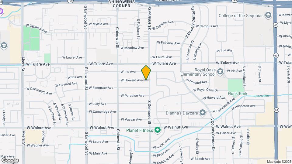 3721 W Howard Ave Map and Location Details
