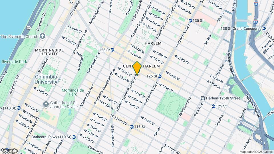 157 W 123rd St Map and Location Details
