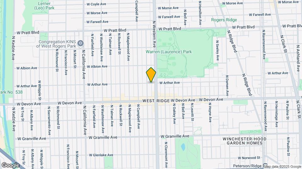 2415 W Arthur Ave Mapa y Detalles de la Ubicación