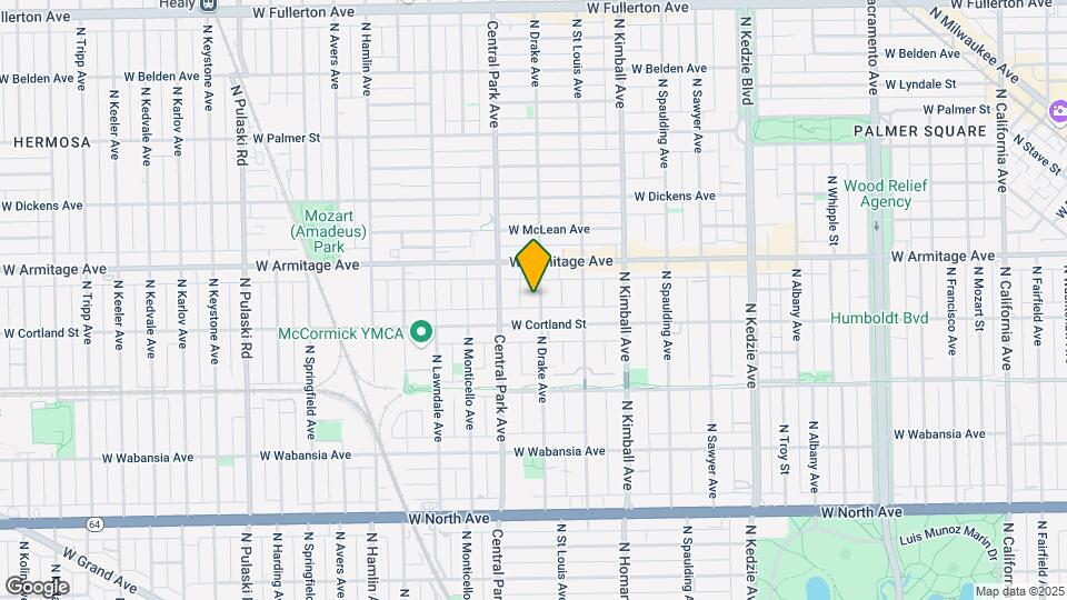 1920 N Drake Ave, Unit H Map and Location Details