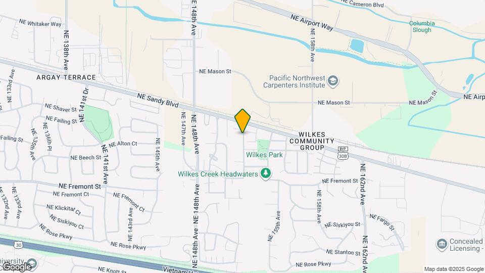 3849 NE 152nd Ave Map and Location Details