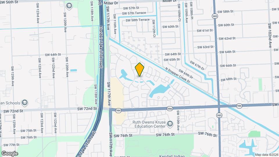 6712 SW 114th Ave Map and Location Details