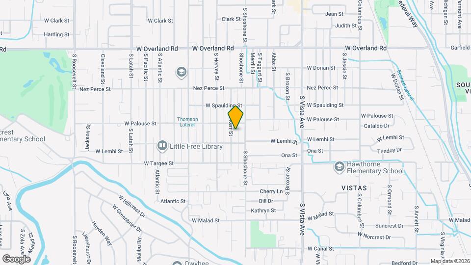 2012 S Kerr St Map and Location Details