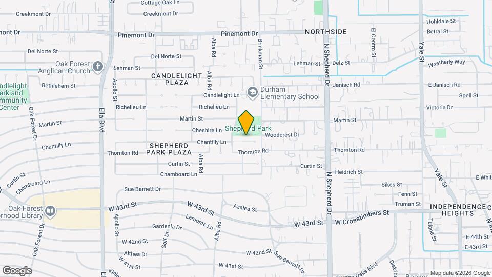 922 Chantilly Ln Map and Location Details