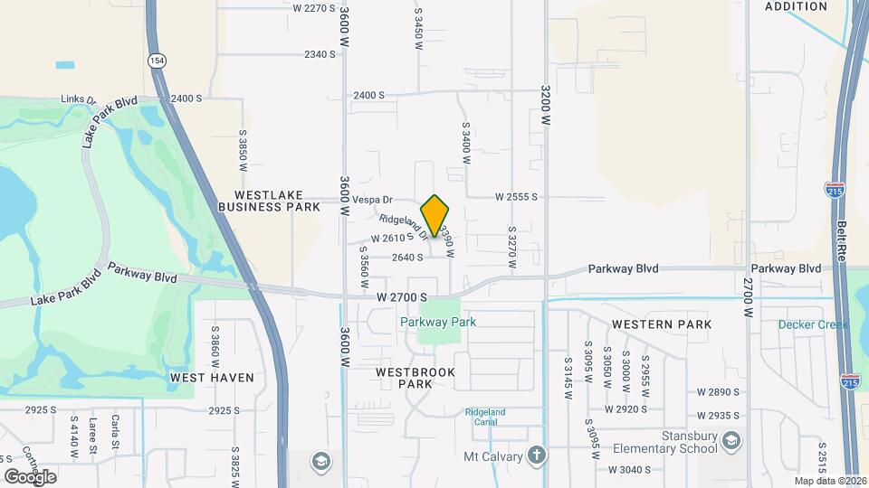 2625 Ridgeland Dr Map and Location Details