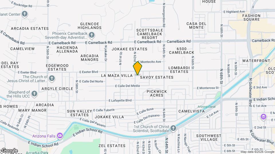 4227 N 62nd St Map and Location Details