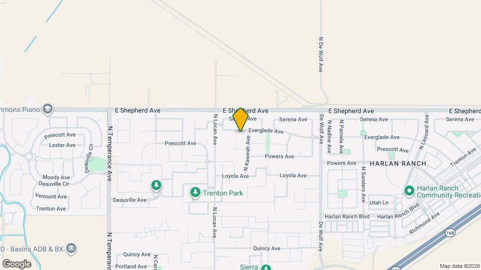 3092 Everglade Ave Map and Location Details