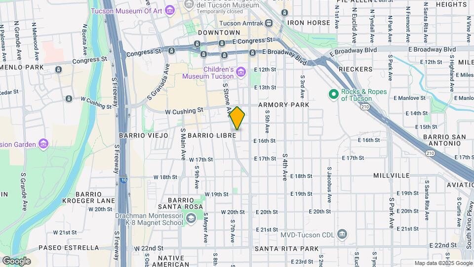 485 S Stone Ave Map and Location Details