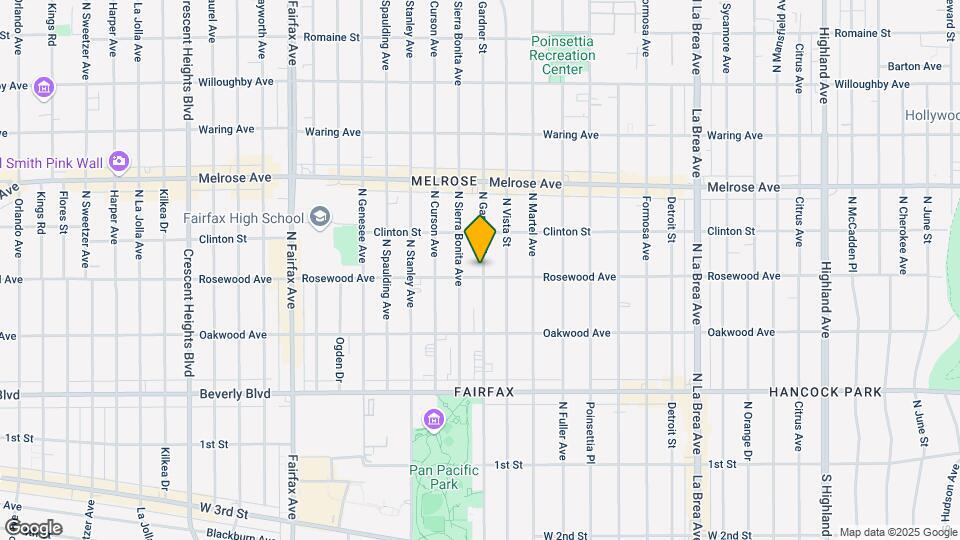 507 N Gardner St Map and Location Details