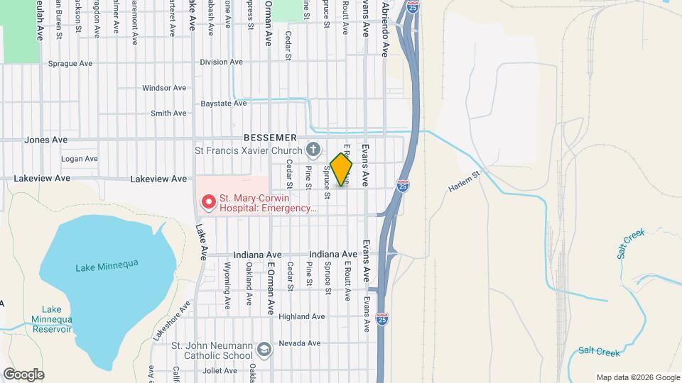 1901 E Routt Ave Map and Location Details