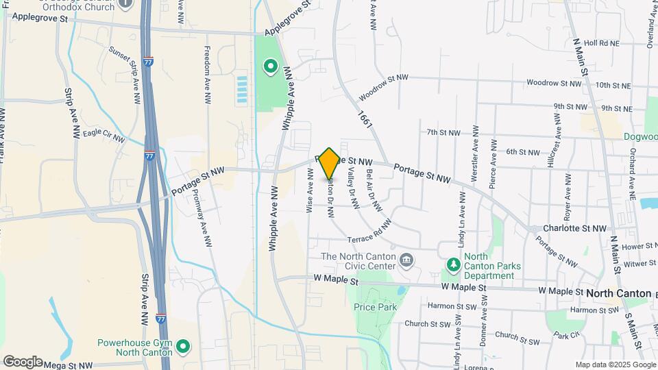 407 Sheraton Dr NW Map and Location Details