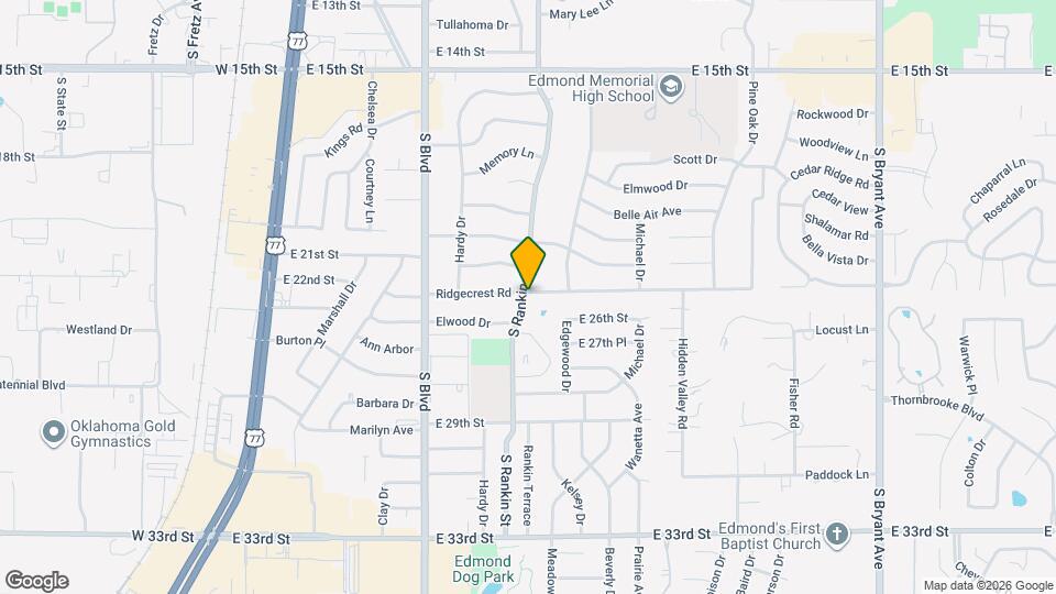500 Ridgecrest Rd Map and Location Details