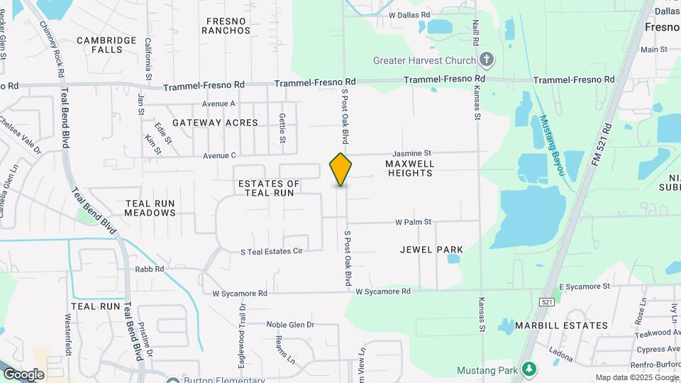 3919 Hawthorne Glen Ct Mapa y Detalles de la Ubicación