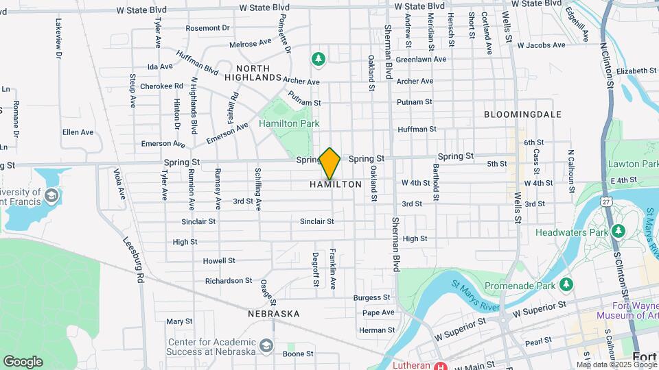 1203 W 4th St Mapa y Detalles de la Ubicación