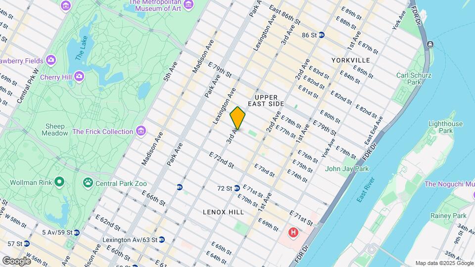 200 E 75th St Map and Location Details