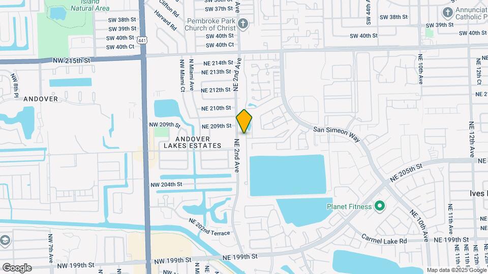 20828 NE 2nd Ct Map and Location Details