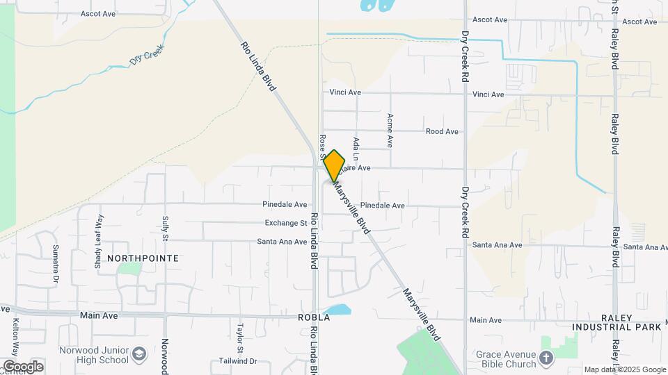 5123 Marysville Blvd Map and Location Details
